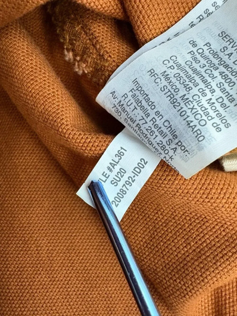 Madewell Button Front A-Line Pocket Mini Skirt Womens Size 4 Burnt Sienna - Picture 8 of 15